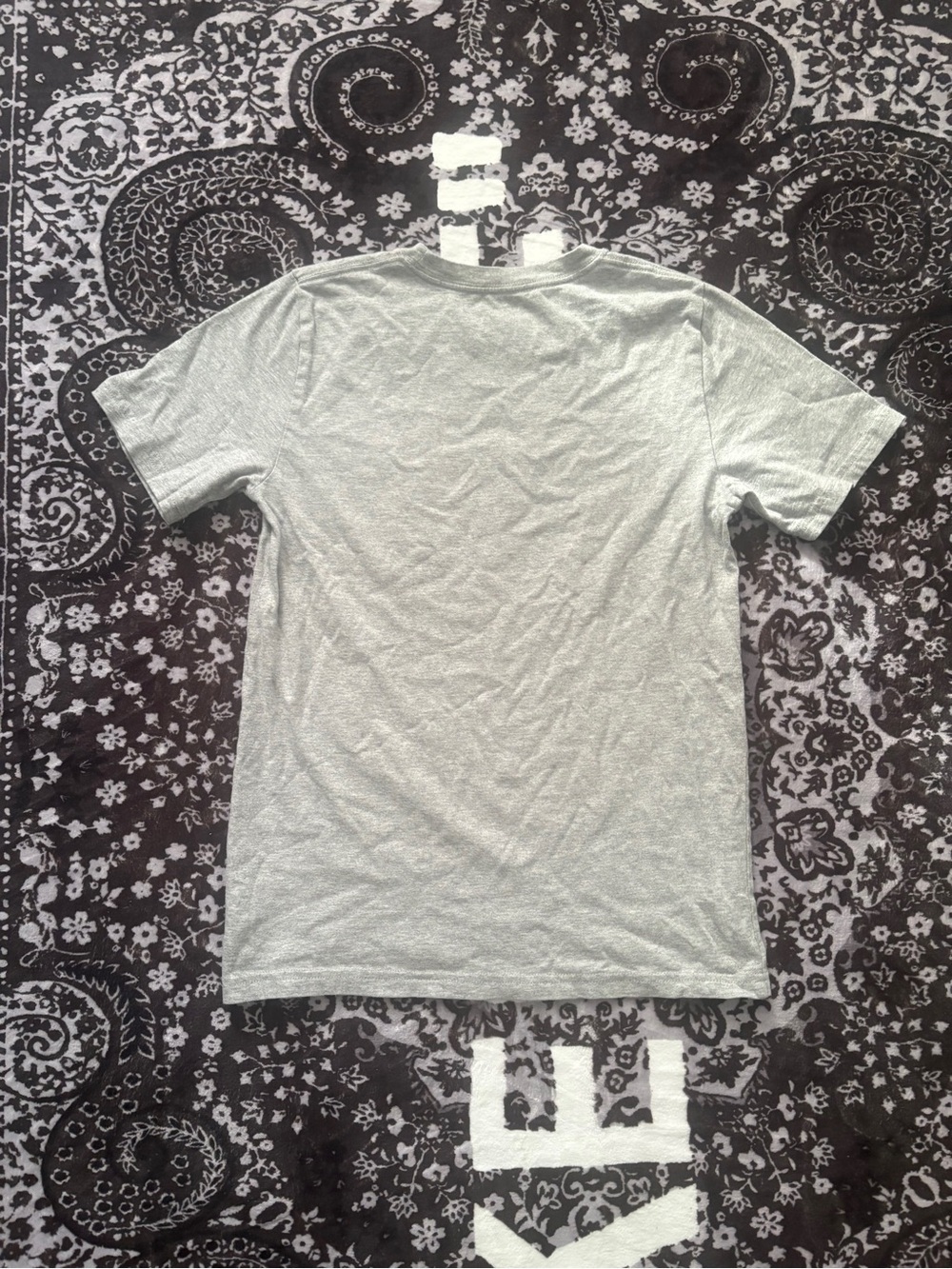 Carhartt Pocket T Shirt Kids Medium(10/12) Gray Workwear Logo Pocket Tee Casual - Picture 2 of 4